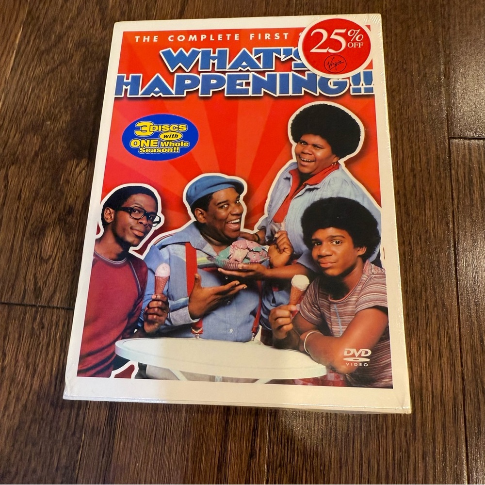 Whats Happening - The Complete First Season (DVD, 2004, 3-Disc Set) Brand New